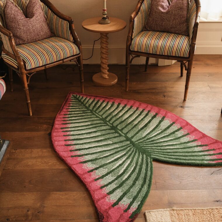 Elephant Ear Leaf John Derian Teppich