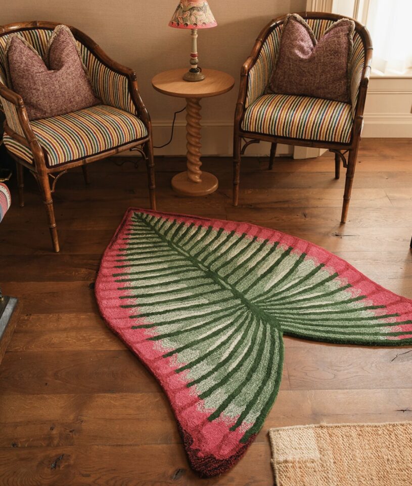 Elephant Ear Leaf John Derian Teppich